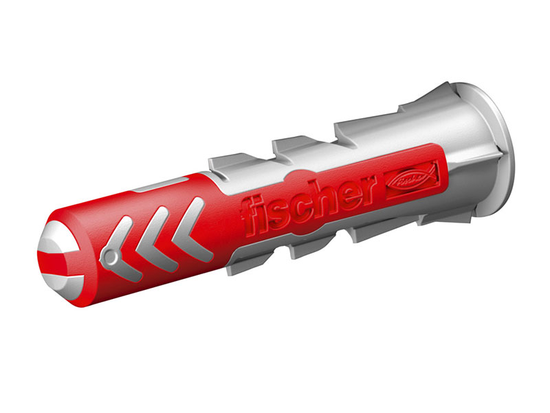 Fischer DuoPower 6 x 30 S K NV - Nylon Wall Plug, diameter of the fixing hole 6 mm, length 30 mm - 100 units Box - 555006