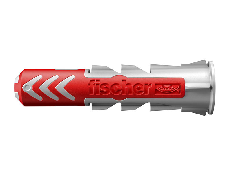 Fischer DuoPower 6 x 30 S K NV - Nylon Wall Plug, diameter of the fixing hole 6 mm, length 30 mm - 100 units Box - 555006