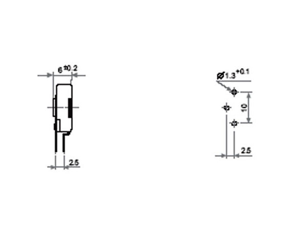 ACP CA14LH2.5 - Potentiomètre Ajustable Réglage Horizontal -  1 MOhms