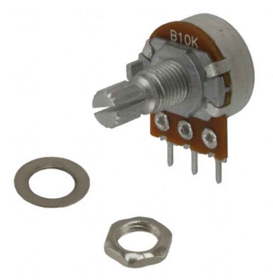 TT Electronics P160KN-0QC15B10K - Potentiomètre panneau métallique - 10K Ohms - Linéaire