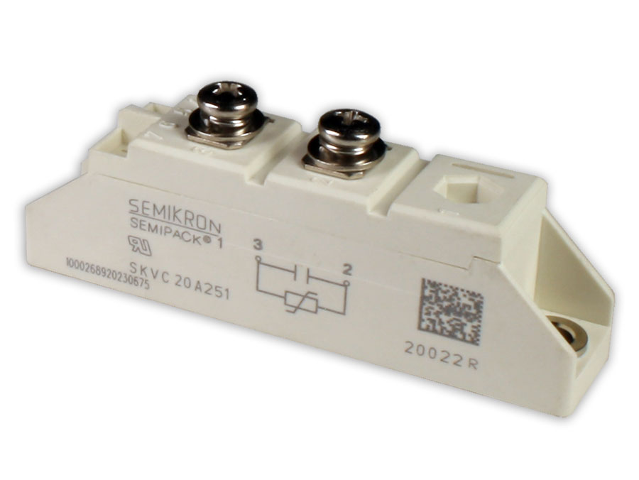 Semikron Danfoss SKVC20A251 - Varistor en Bloque 250V 190A módulo M5
