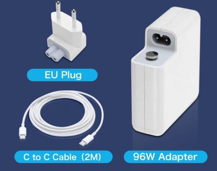 Fonte de Alimentação USB-C para Tablets e Laptops - 96 W