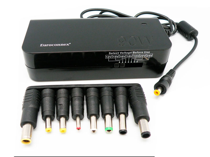 Tabletop Switching Power Supply 12...24V / 90W + USB 5V 2A