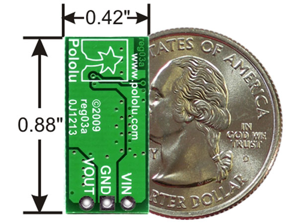 Pololu - Converter DC-DC - In: 1,5 .. 16 V - Out: 2.5 .. 9 V - 2 A - Booster Function