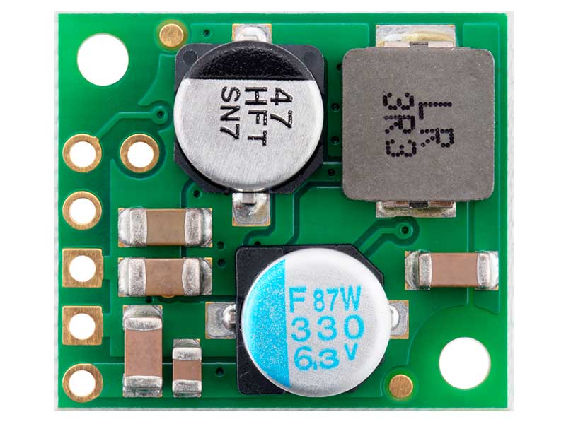 Pololu Step-Down Voltage Regulator D36V28F5 - Convertisseur CC-CC - In: 5,3 .. 50 V - Out: 5 V - 3,20 A - Réducteur de Tension - 3782