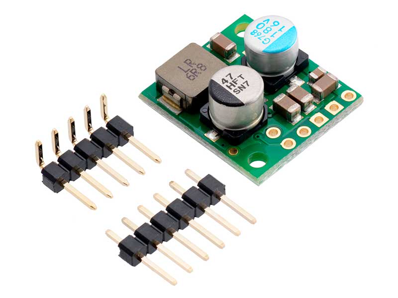 Pololu Step-Down Voltage Regulator D36V28F5 - DC-DC Converter - In: 5.3 .. 50 V - Out: 5 V - 3.20 A - Voltage Reducer Function - 3782