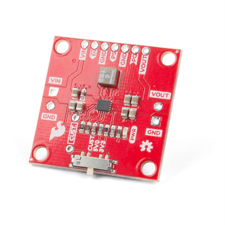 Sparkfun Buck-Boost Converter - Convertidor DC-DC - In: 3,0 .. 16 V - Out: 2,5 .. 9 V - 2 A - Elevador / Reductor de tensión - COM-15208