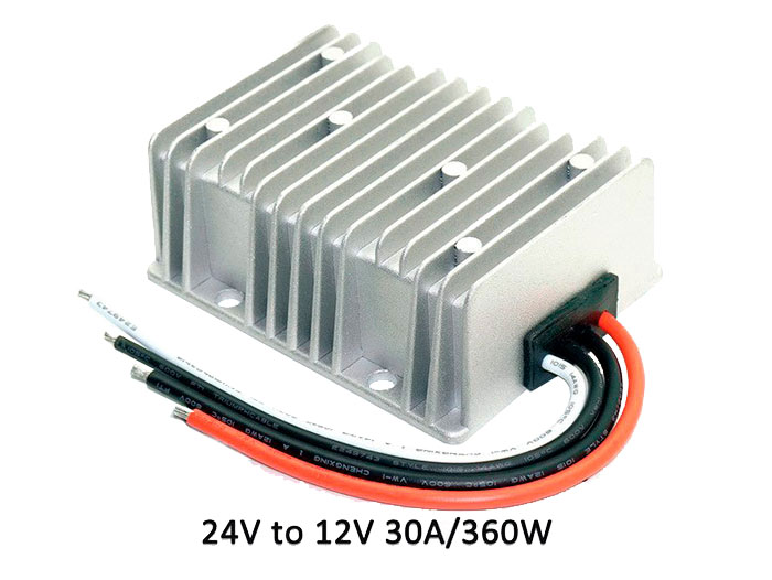 Conversor DC-DC - In: 18 .. 35 V - Out: 12 V - 30 A