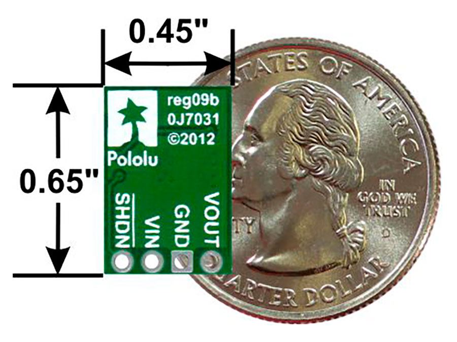 Pololu S7V8F3 - Convertisseur CC-CC - In: 2,7..11,8 V - Out : 3,3 V - 1 A - Élévateur / Réducteur de Tension - 2122