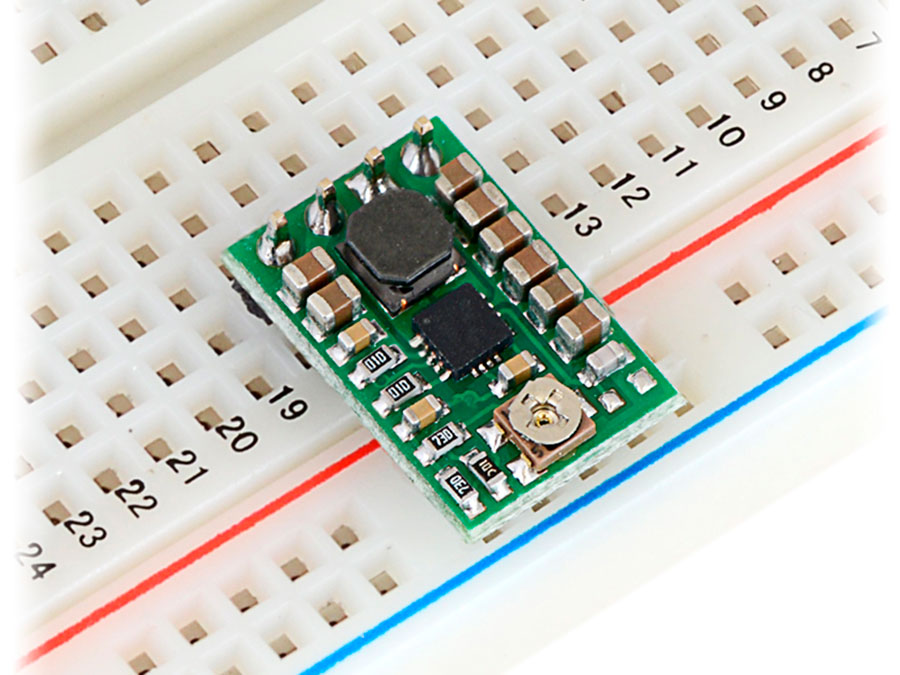 Pololu S7V8A - Régulateur de Tension Réglable - In: 2.7..11,8 V - Out: 2.5..8 V - 1 A - 2118