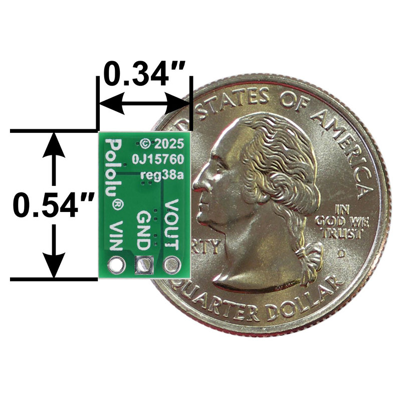 Pololu 5V Step-Up Voltage Regulator U3V9F5 - Convertidor DC-DC Elevador 5 V | Boost Step-Up 2.6–20 V - 5581