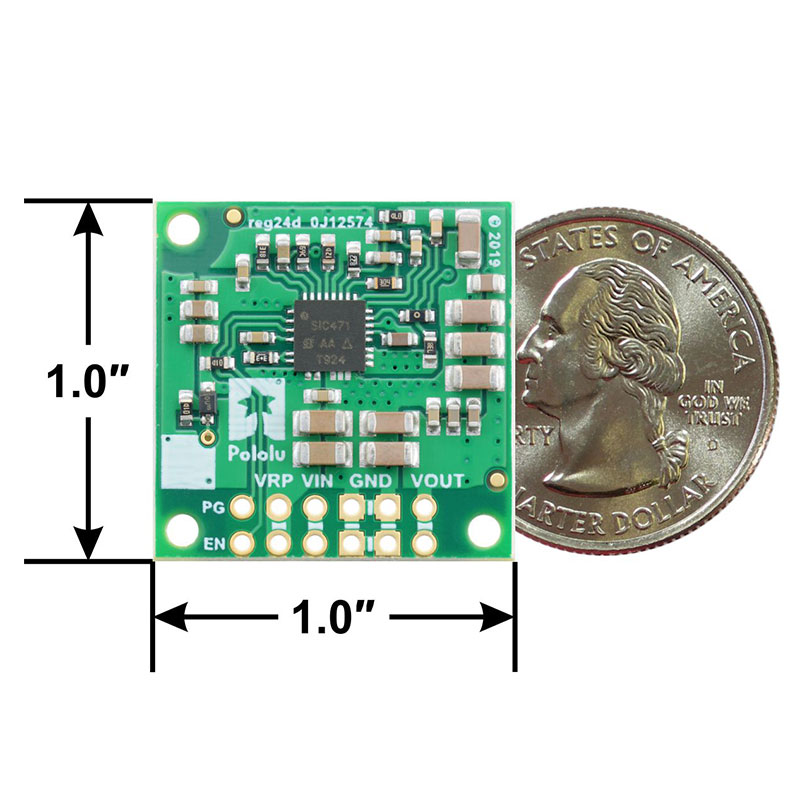 Pololu D36V50F5, 5V/5,5A - Convertisseur DC-DC Abaisseur 5V 5,5A | Régulateur Step-Down - 4091