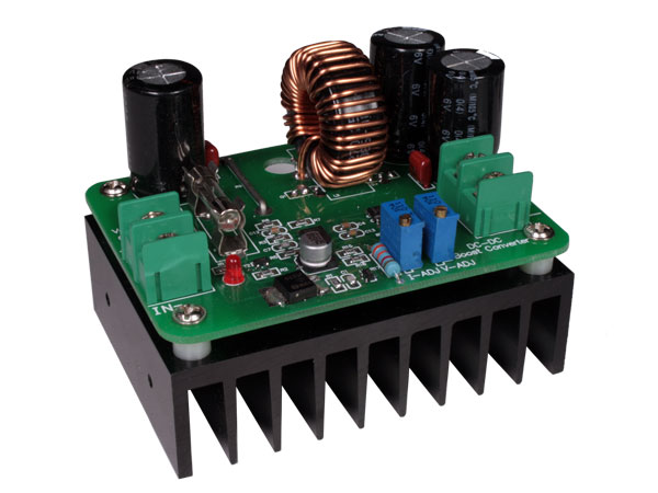 Convertidor DC-DC - In: 12 .. .60 V - Out: 12 .. 80 V - 10 A - Elevador de tensión