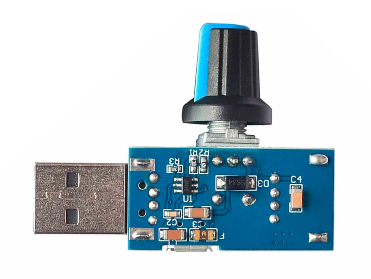 Regulador 4 .. 12 V Corriente Contínua y 2 A para Control de Velocidad de Motores