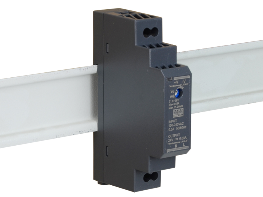 Mean Well HDR-15-24 - Fuente Alimentacion Conmutada Carril Din - 15W - 24V
