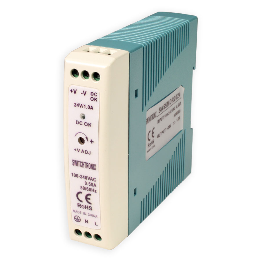 SWITCHTRONIX - Fuente de Alimentación conmutada para carril din - 20 W / 12 V