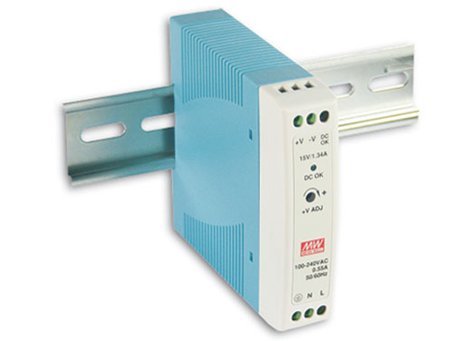 Mean Well MDR-20-12 - Fuente Alimentación Conmutada Carril Din - 20W - 12V