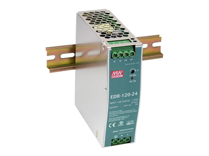 Mean Well EDR-120-12 - Fuente Alimentacion Conmutada Carril Din - 120W - 12V