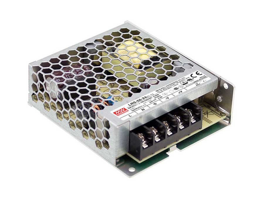 Formato da Caixa de Fonte de Alimentação Comutada - 50W - 15V
