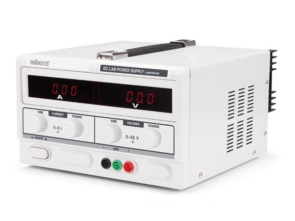 Velleman LABPS5005 - Laboratory Power Supply 0-50 V - 0-5 A