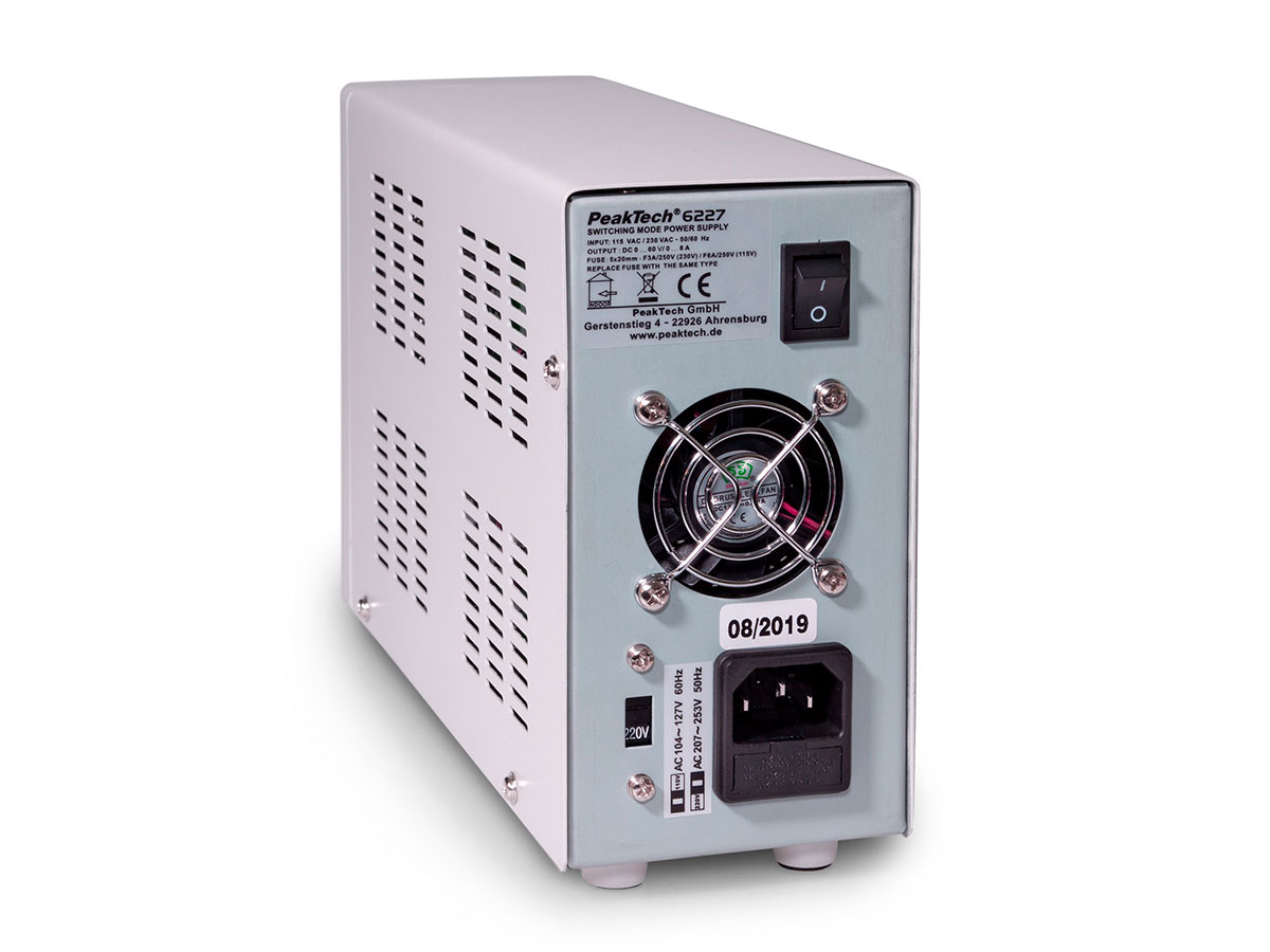 PeakTech P 6227 - Alimentation de Laboratoire 0-60 V - 0-6 A