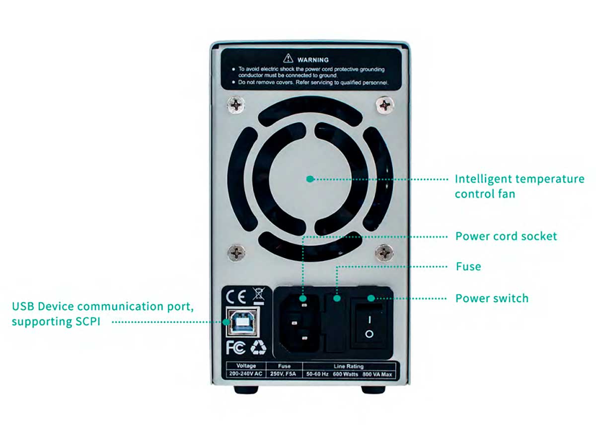 Owon SPE3051 - Fuente de Alimentación Laboratorio Programable 0-30 V - 0-5 A