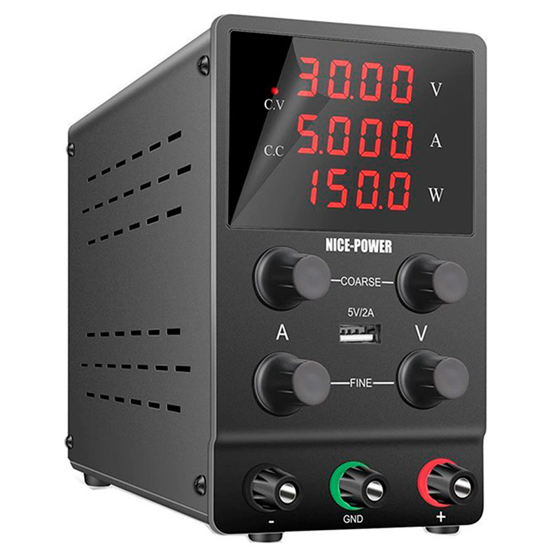 GLPS1203H - Fuente de Alimentación Laboratorio 0-120 V - 0-3 A