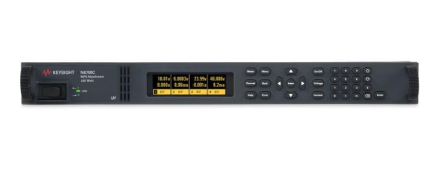 Keysight N6700C - Système d'Alimentation Modulaire - Unité Principale à Profil Bas - 400 W - 4 Slots