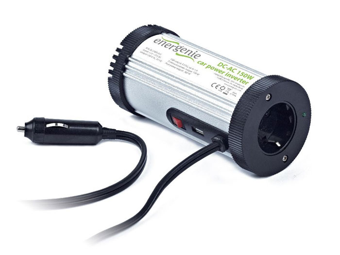 EnerGenie PWC-031 - DC-AC Modified Sine Wave Inverter 150 W - 12 V