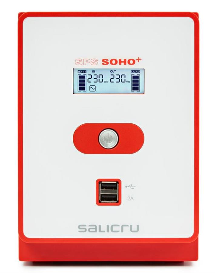 Salicru SPS 2200 SOHO+ IEC - Format tour à onde sinusoïdale modifiée Sai Interactive 2 200 VA - 647CA000012