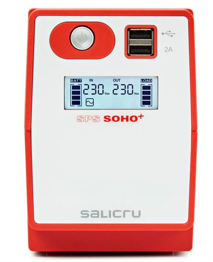 Salicru SPS 650 SOHO+ - Format mini-tour à onde sinusoïdale modifiée Sai Interactive 650 VA - 647CA000008