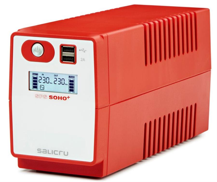 Salicru SPS 500 SOHO+ - Format mini-tour à onde sinusoïdale modifiée Sai Interactive 500 VA - 647CA000001