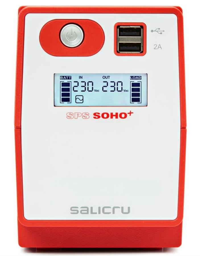 Salicru SPS 850 SOHO+ - Sai Interactive 850VA Modified Sine Wave Minitower Format - 647CA000003
