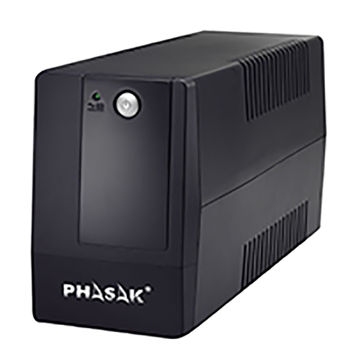 Phasak PH9406 - SAI Interactivo 600VA Onda Senoidal Modificada Formato Torre