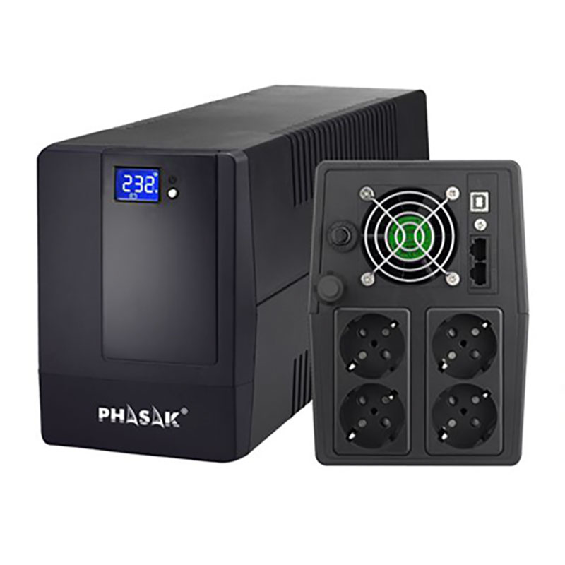 Phasak PH 9420 - UPS 2000VA - Interactive Modified Sine Wave UPS - Tower Format