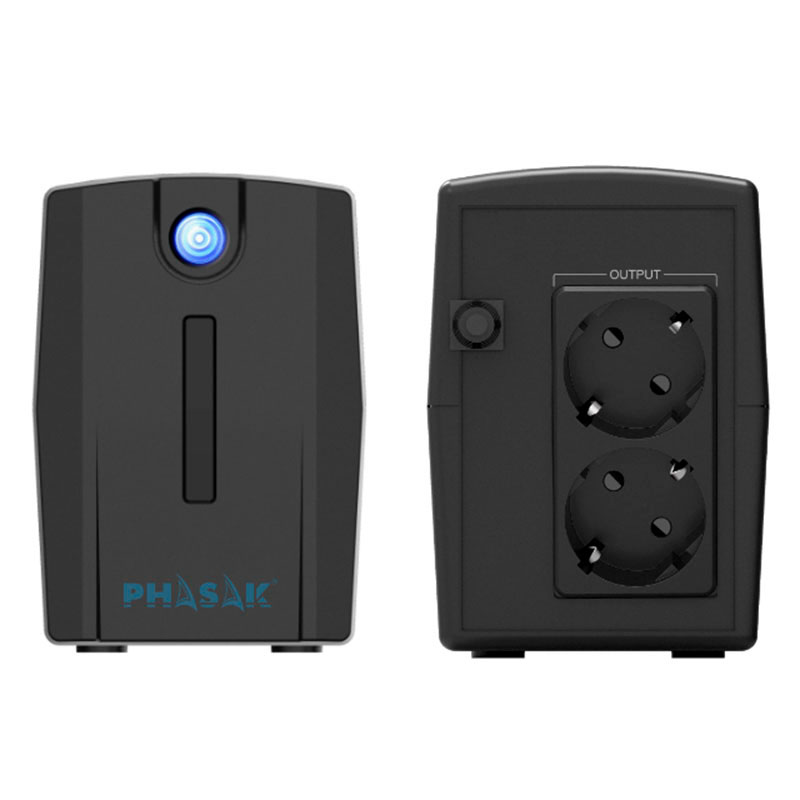 Phasak PH 7266 - UPS 660VA Onde Sinusoïdale Modifiée Format Tour