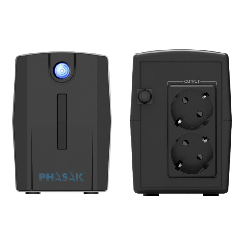 Phasak PH 7288 - UPS 860VA Onde Sinusoïdale Modifiée Format Tour