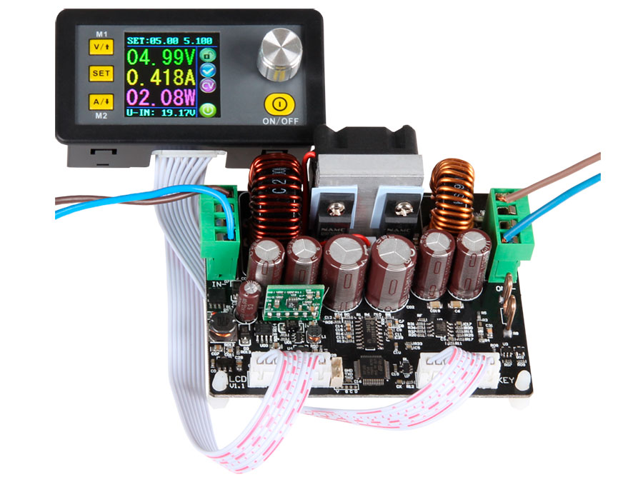 DPH5005 50V 5A Buck-Boost Digital Programable Módulo de Fuente de alimentación
