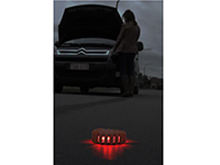 Velleman EFL27 - Lampe LED de Secours à Socle Aimanté - Rouge