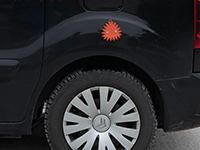 Velleman EFL27 - Lampe LED de Secours à Socle Aimanté - Rouge