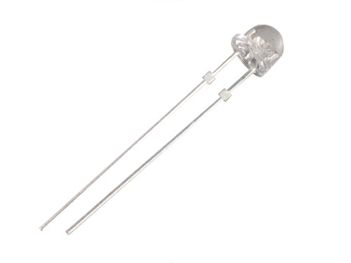LED Diode 3 mm - Clear Red - 3700 mcd - 30°