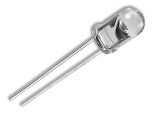LED Diode 5 mm - Clear Red - 8000 mcd - 25°