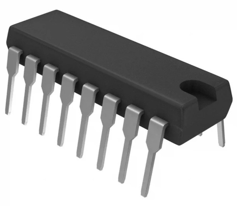 Texas Instruments 4043BE - Cuadruple Biestable Tipo RS Independientes - DIP-16