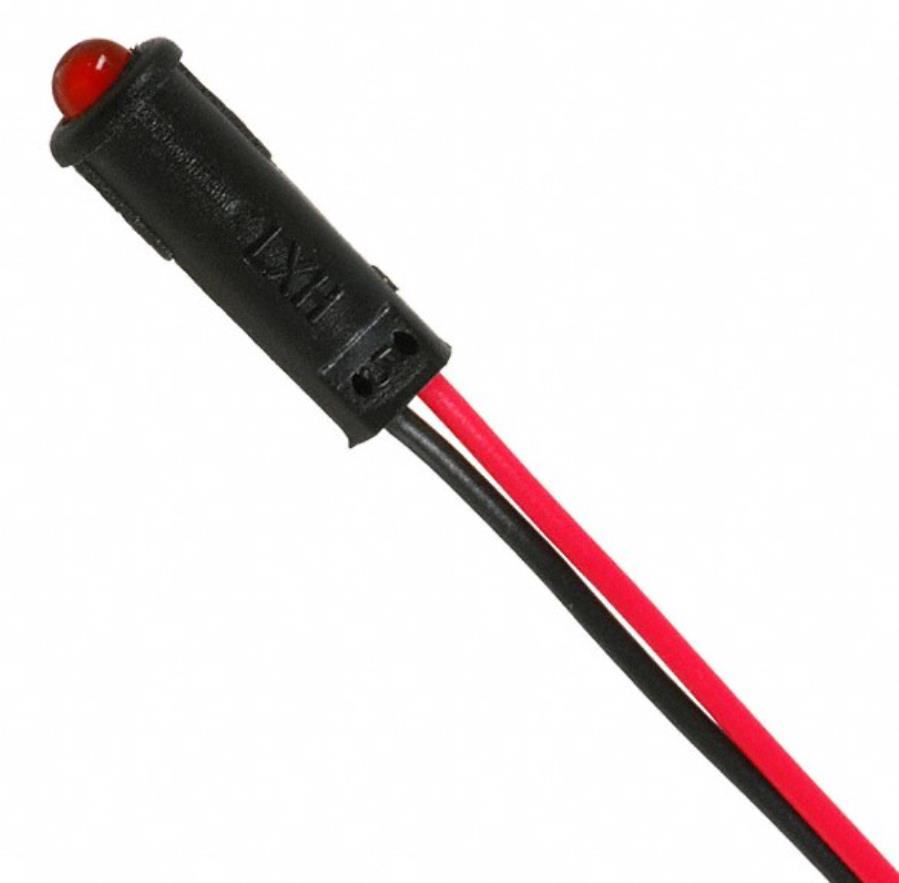 ITW Lumex SSI-LXH312ID-150 - Diodo LED 3 mm - Difuso Rojo - 635 nm - 30 mcd - 30 mA