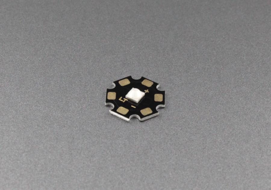 LED-TECH.DE LT-3398 - Module LED en mini-étoile avec CREE XP-G3 XPGDRY-L1-0000-00601 - Bleu royal 446 nm