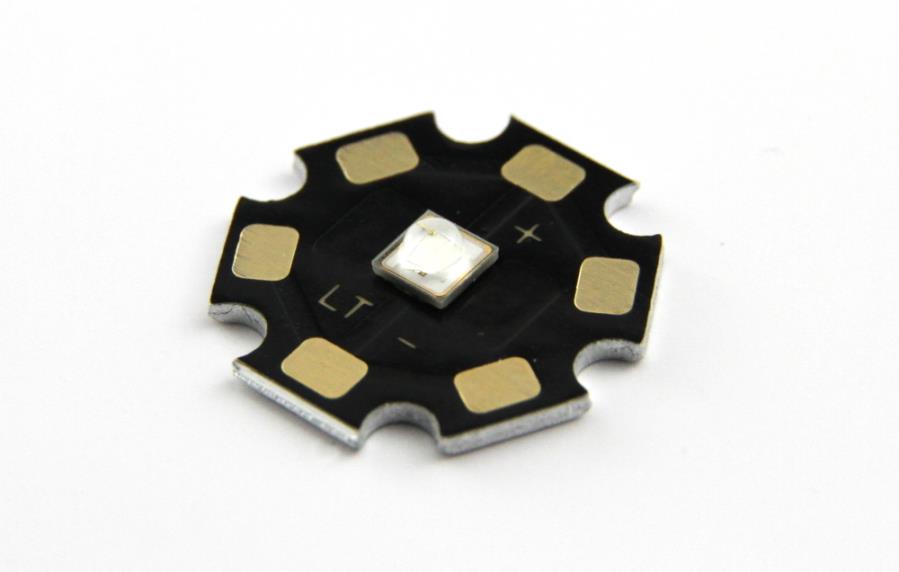 LED-TECH.DE LT-1966 - Module LED Star avec OSRAM OSLON SSL80 GT CS8PM1.13 - 0,95 W - True Green 528 nm