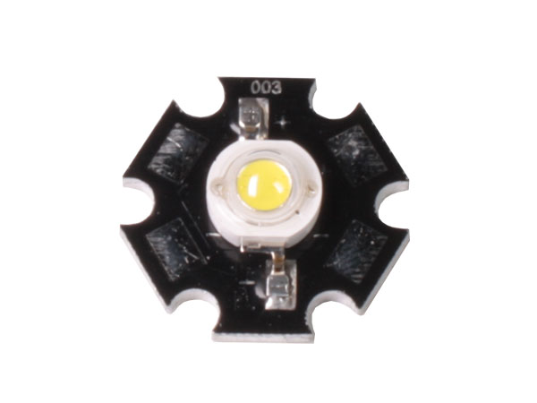 Diodo LED Star 1 W - 110 lm - Branco Quente - LED-1W-3K0