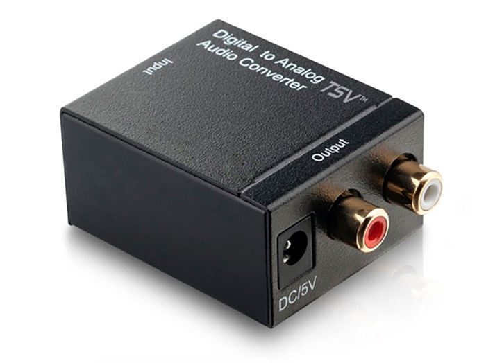 Conversor Áudio Digital para Analógico com USB