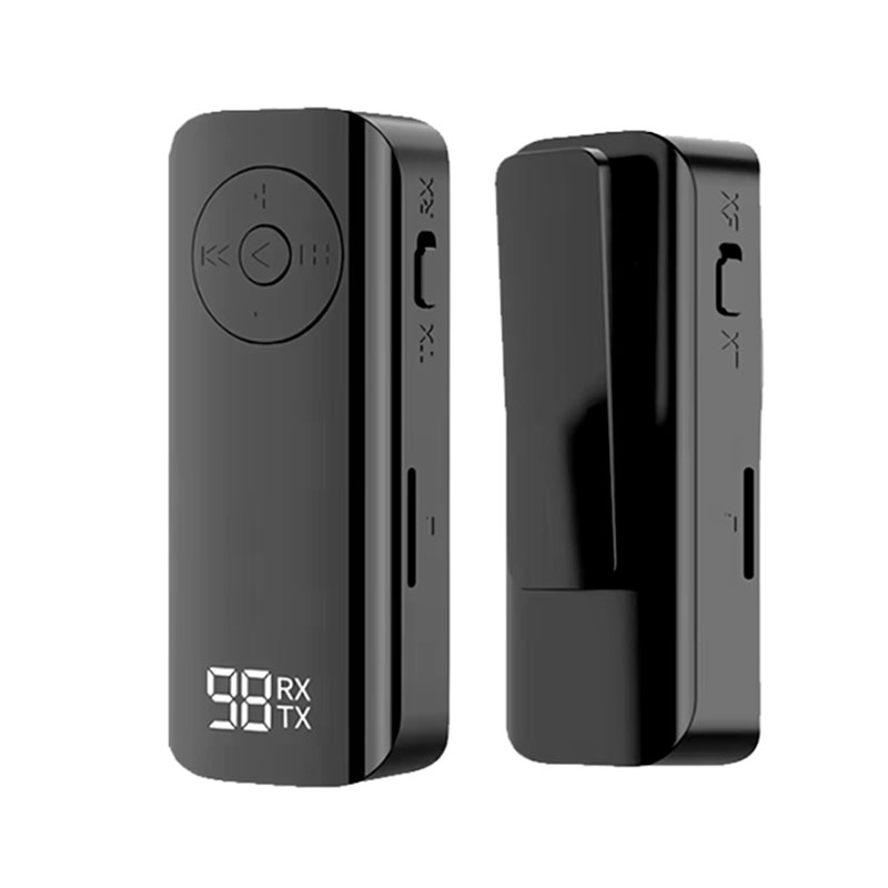 Transmisor y Receptor de Audio Bluetooth Inalámbrico con Batería y Reproductor MP3