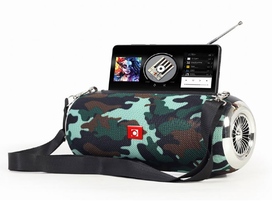 Gembird SPK-BT-17-CM - Altavoz Multimedia Inalambrico Bluetooth avec Reproducteur Micro SD et Radio FM